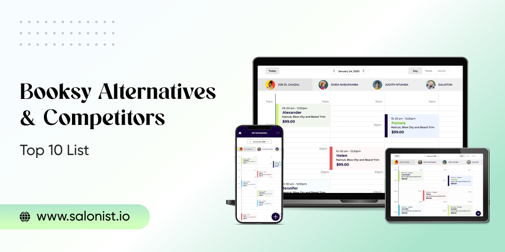 Top 10 Booksy Alternatives and Competitors 2025