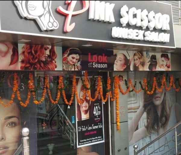 PinkScissorUnisexSalon